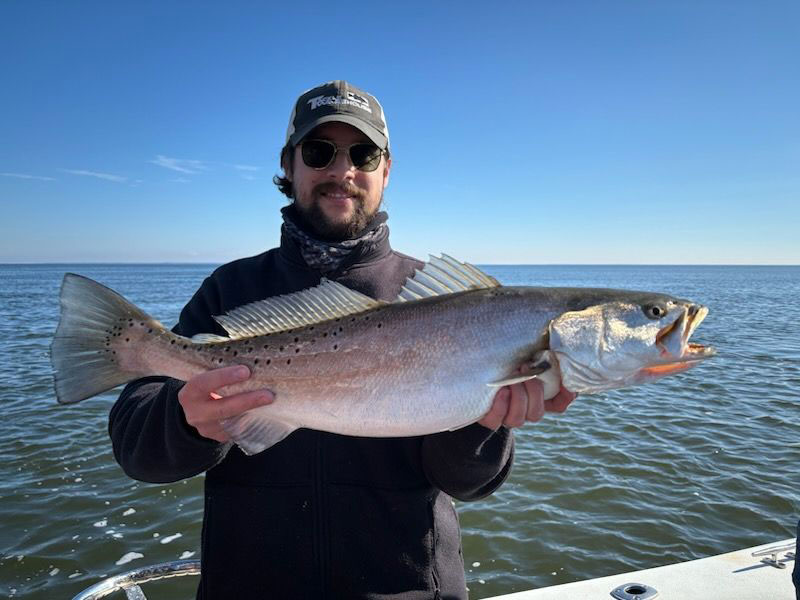speckled trout in winter