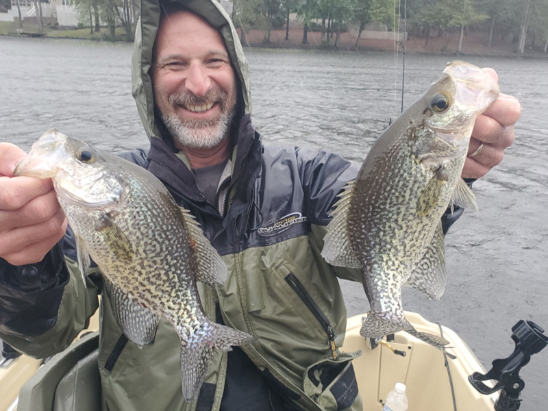 freshwater fishing for crappie in the millponds