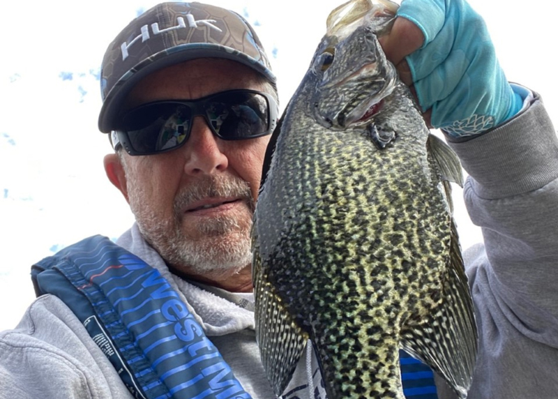 big crappie from a lake