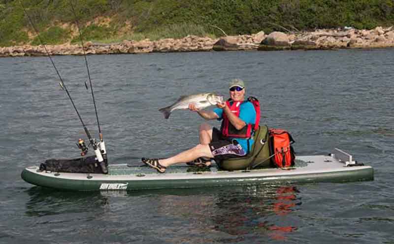 sea eagle fishing sup