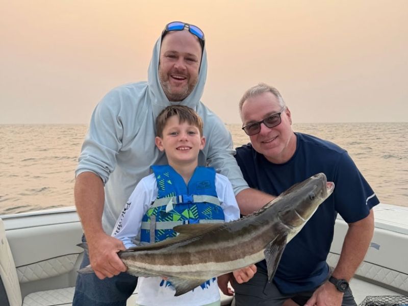 Cobia fishing