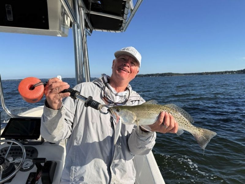 Speckled trout fishing Chesapeake Bay