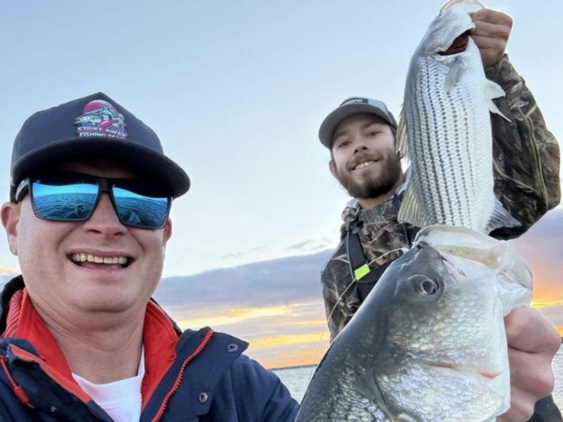 Striped bass fishing Chesapeake Bay