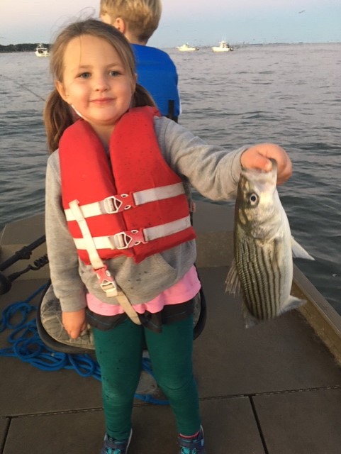 little girls first fish