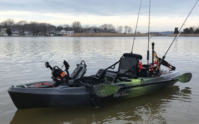 old town topwater pdl fishing kayak