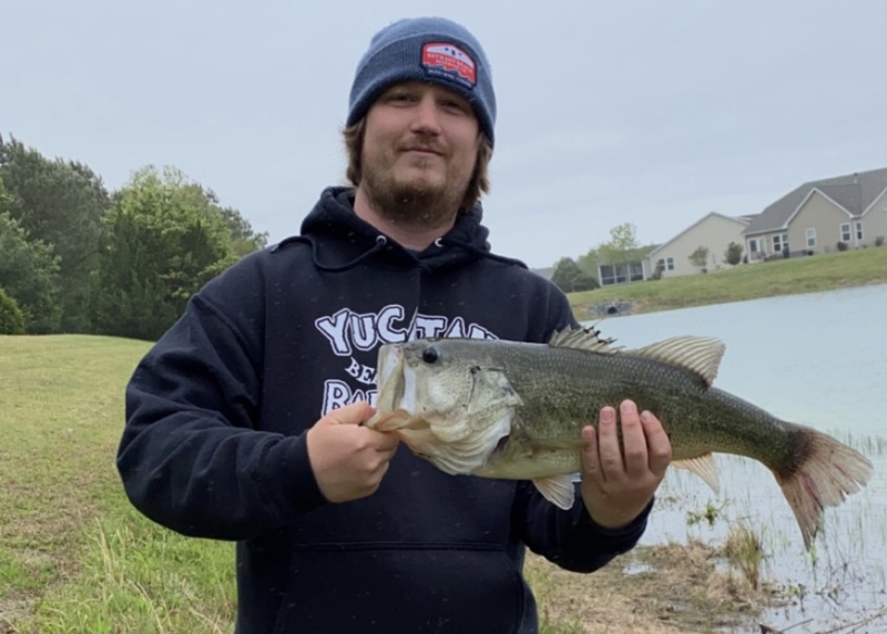 largemouth bass angler