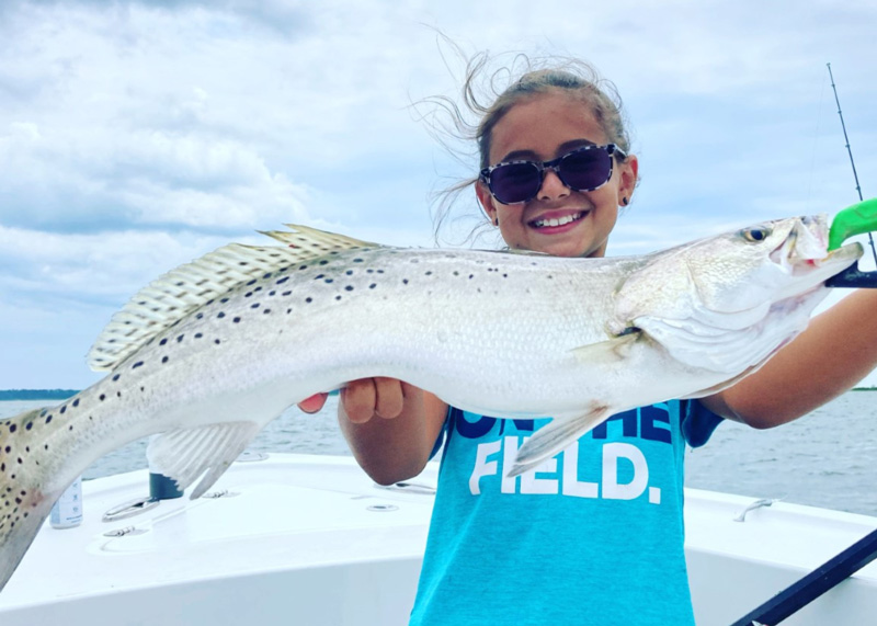 now that's a nice speckled sea trout