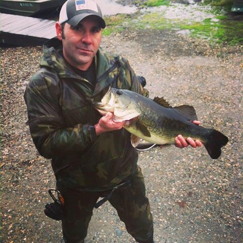 big largemouth bass in chickahominy lake