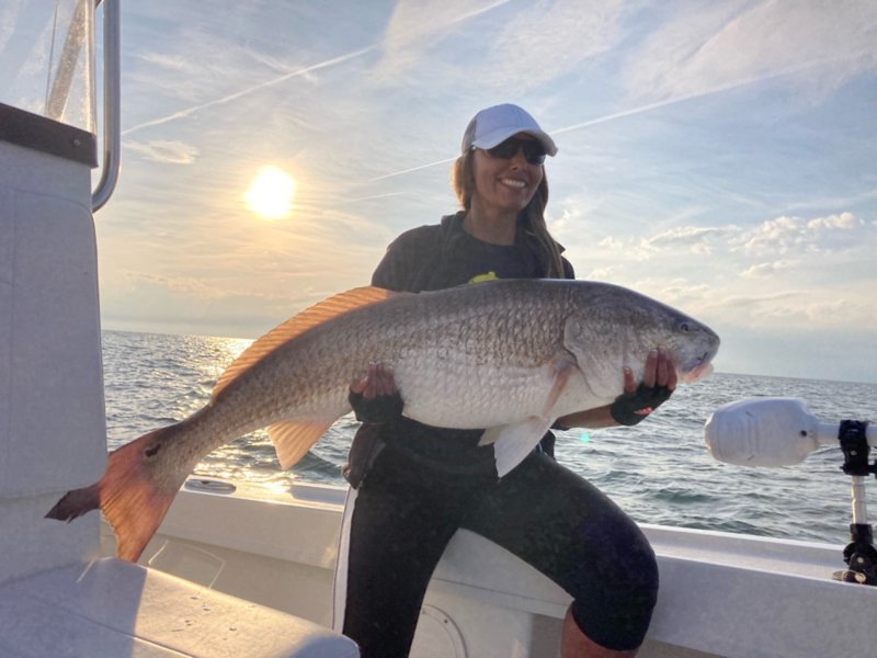 huge bull redfish