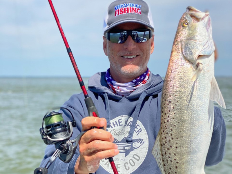 speckled trout caught in the tangier sound