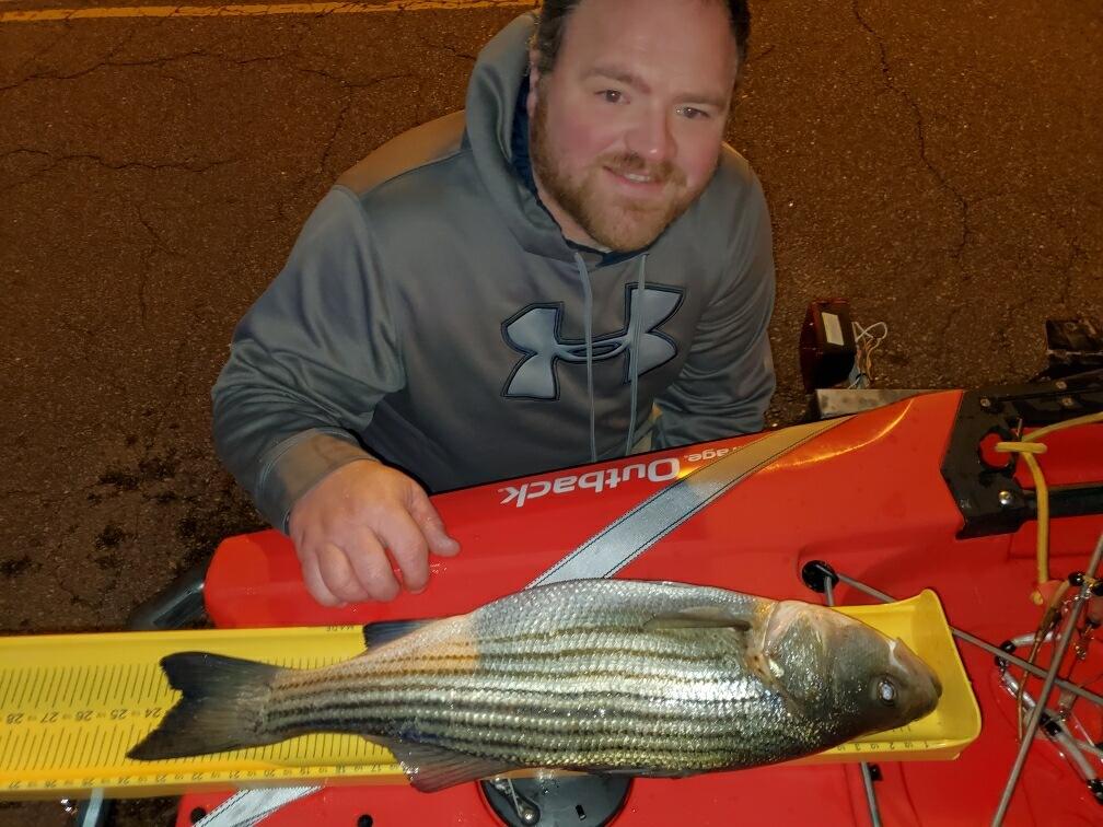 kayak fishing rockfish