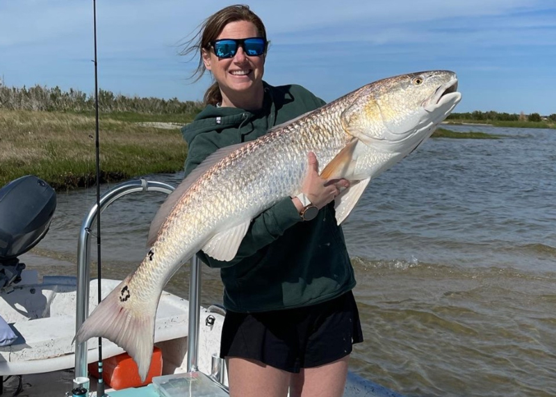 big redfish in the shallows