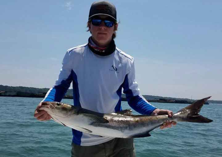 happy cobia angler