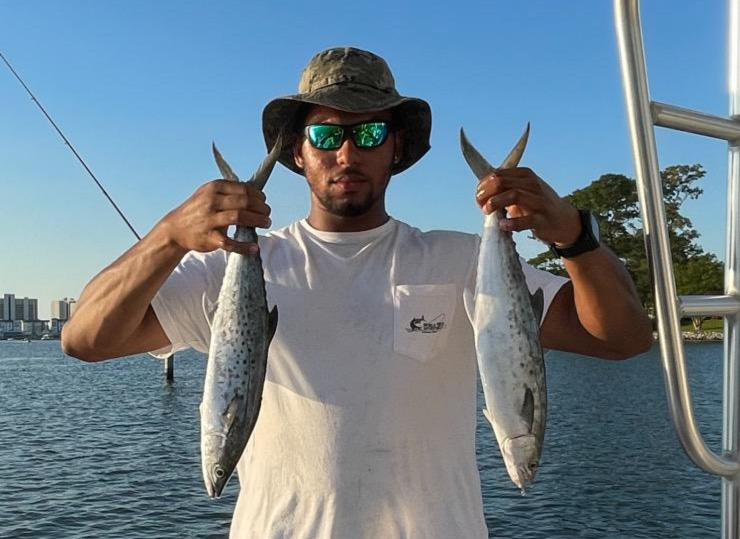 he caught some spanish mackerel