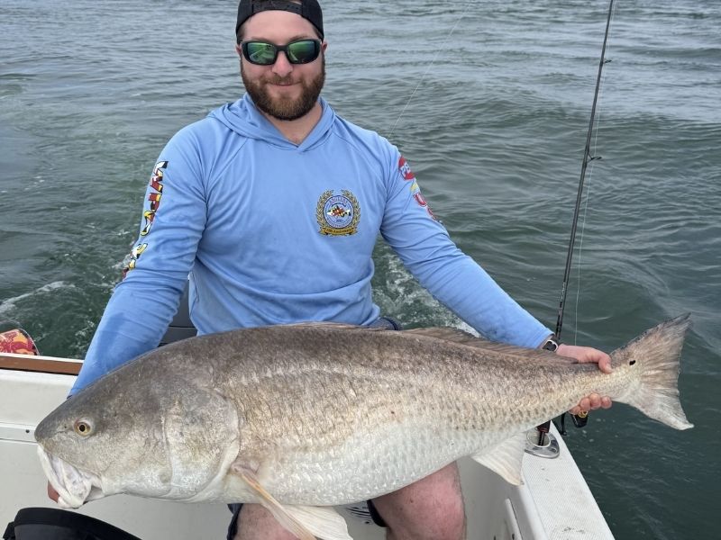 red drum fishing Chesapeake Bay