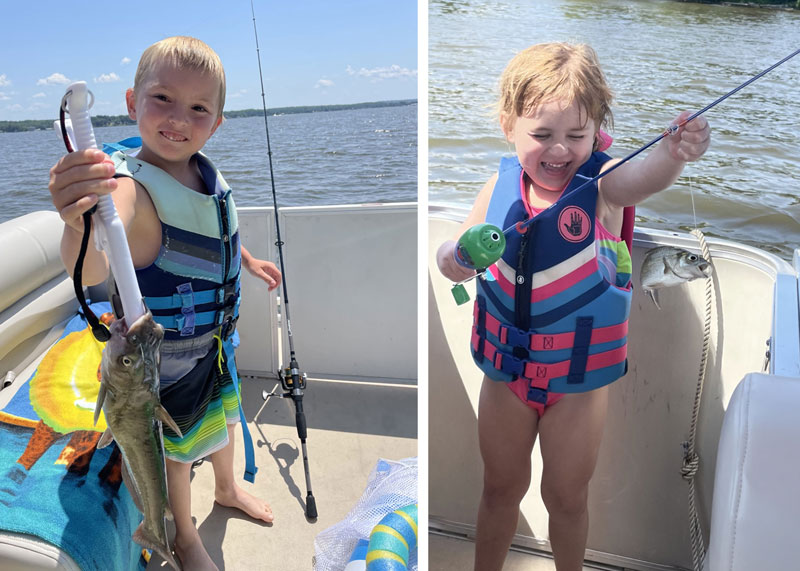 kids fishing in the northern chesapeake bay