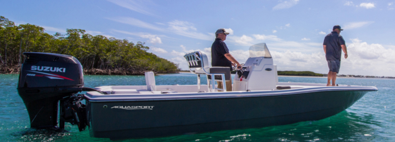 aquasport 224 bay center console bay boat