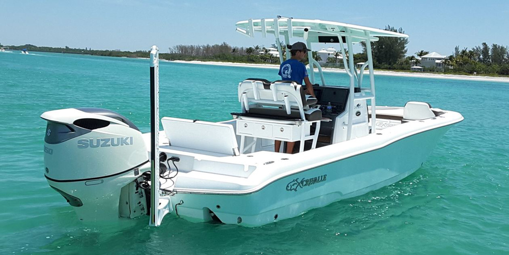 A Crevalle bay boat