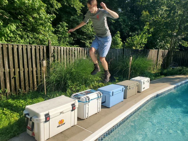jumping on super coolers to see which is best