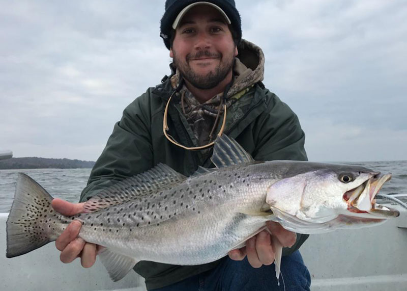 big speckled trout in fall