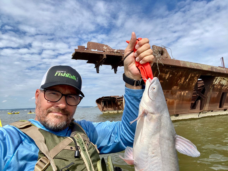 Kayak Fishing for Blue Catfish With... Lures? | FishTalk Magazine