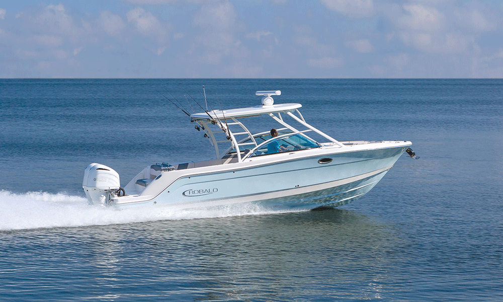 robalo fishing boat at annapolis boat show