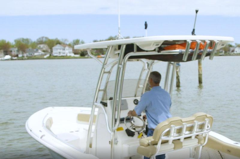 boat leaving the dock