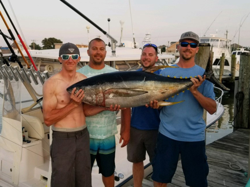 coastal fishing yellowfin tuna