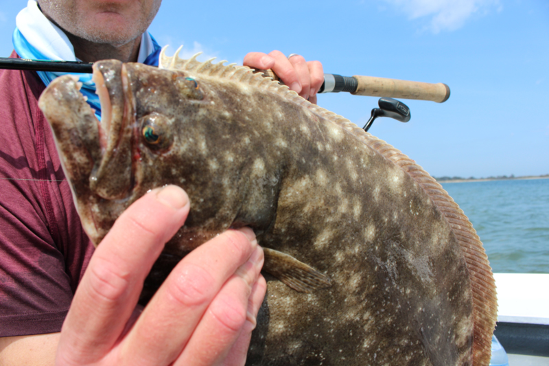 flounder fishing on the coast