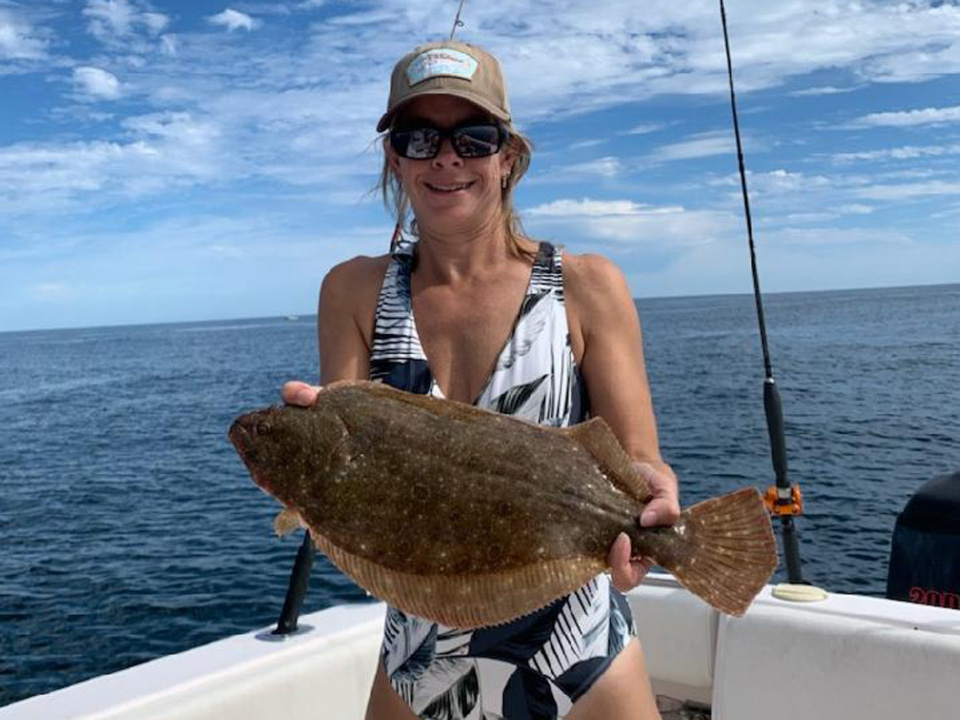 flounder caught at the wrecks