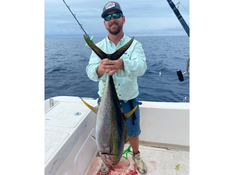 first yellowfin tuna