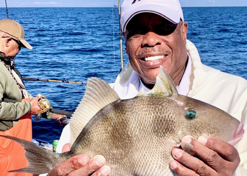 coastal fishing triggerfish