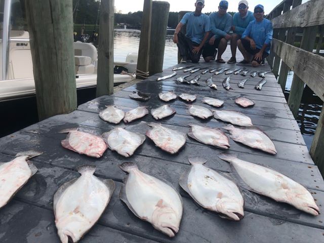 a catch of flounder