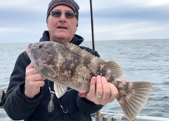 fisherman with tautog