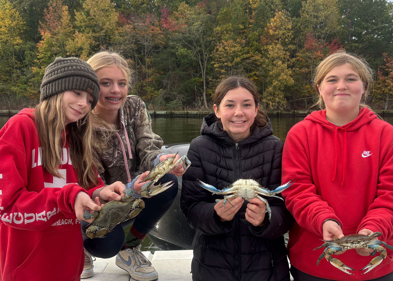 crabbing with kids