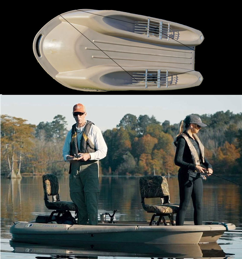 electric fishing boat