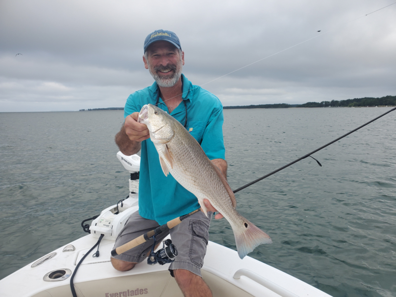 redfish caught on an everglades 243 cc