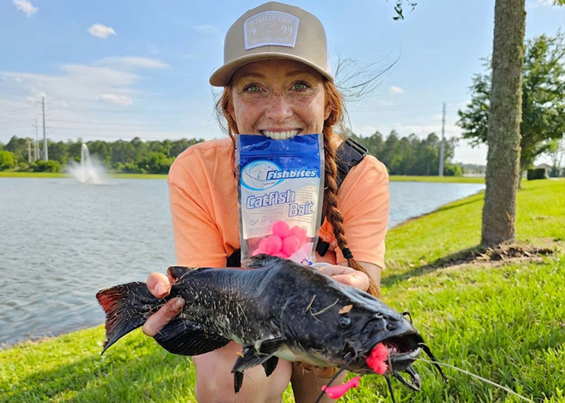 catfish caught on fishbites bait