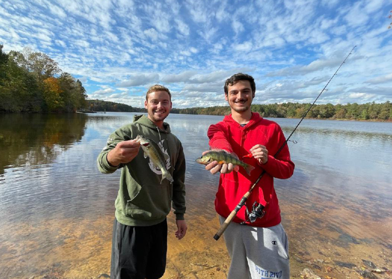 fishing at st. mary's lake