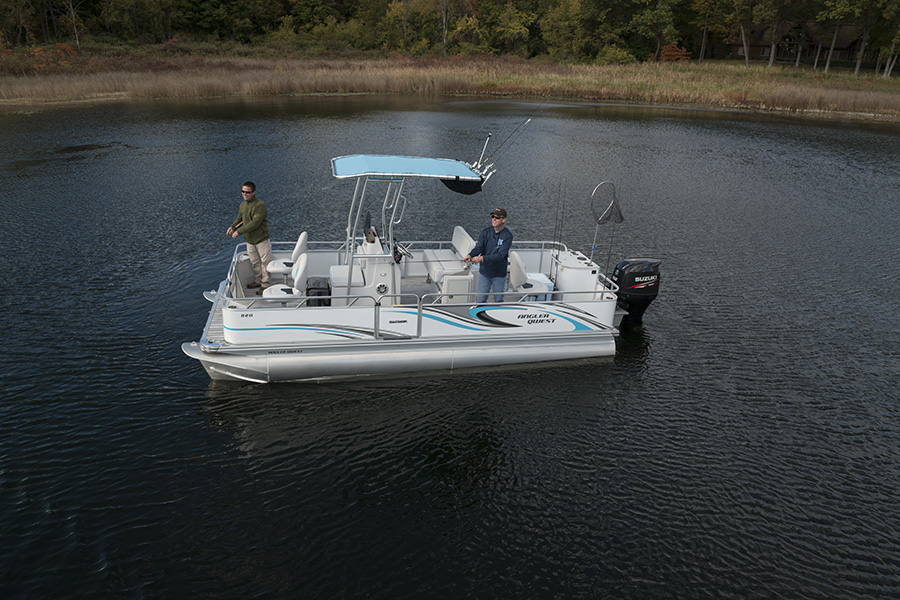 A Pontoon Boat for a Fishing Boat