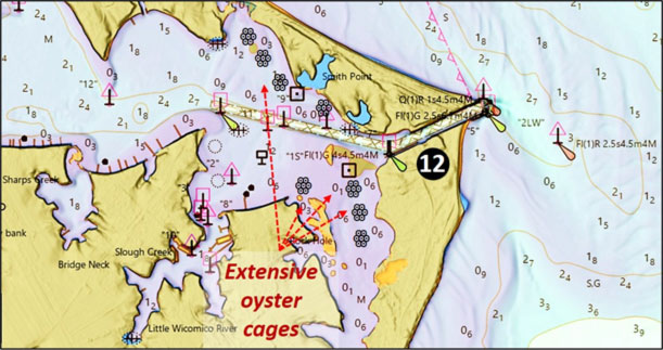 oyster cages in little wicomico