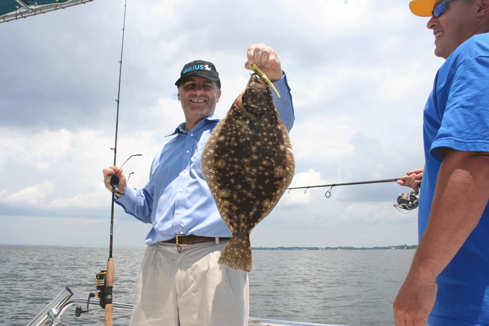 fishing for fluke with a jig