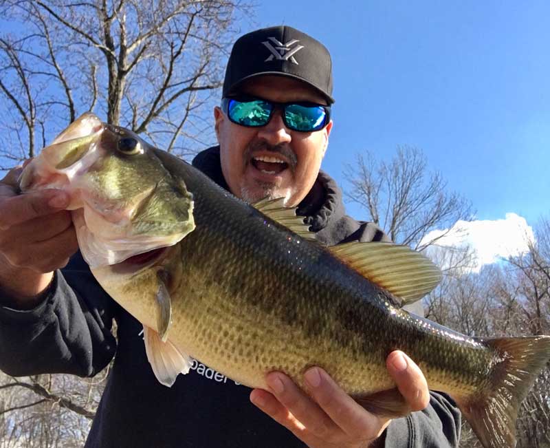 big bass in a pond