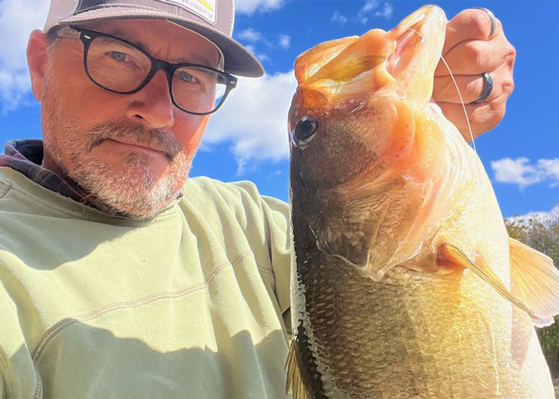 eric with a big bass