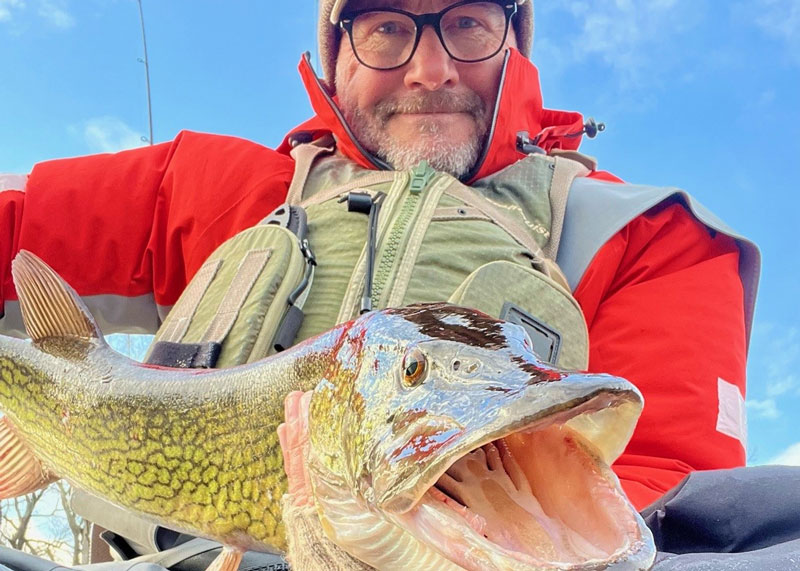 eric packard with a pickerel