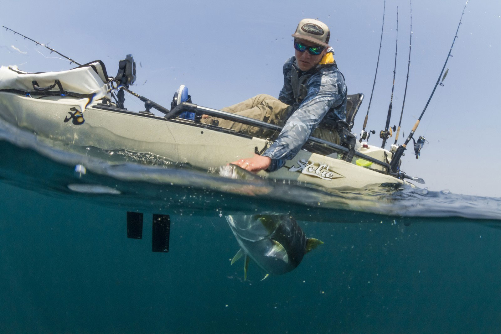 kayak fishing hobie