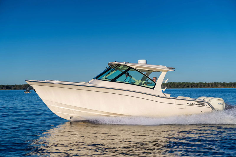grady white 345 freeedom dual console fishing boat