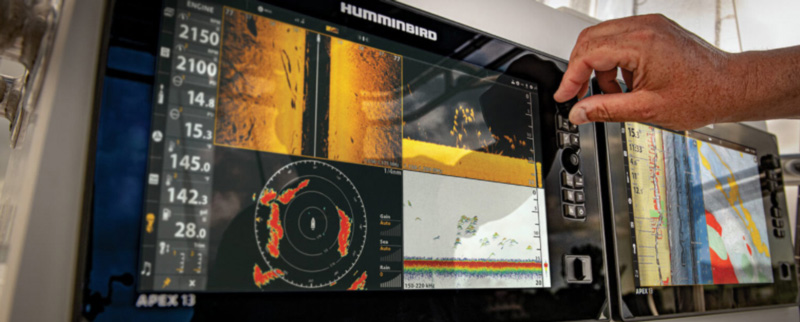 humminbird apex fishfinder chartplotter fishing gear