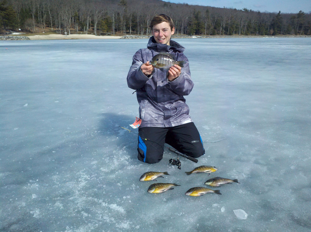 Equipment for Ice Fishing - On the Lake