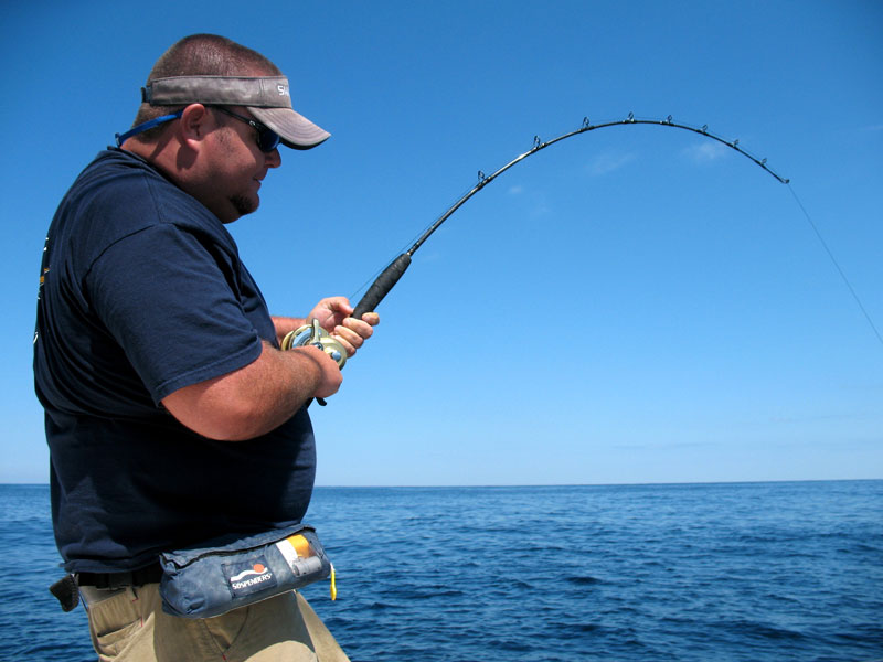 justin poe catching a fish